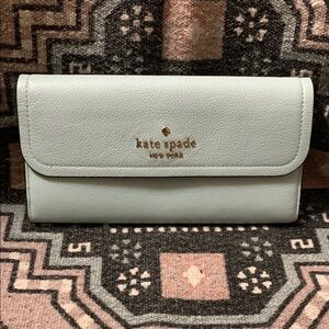 Kate Spade Soft Blue Leather Wallet